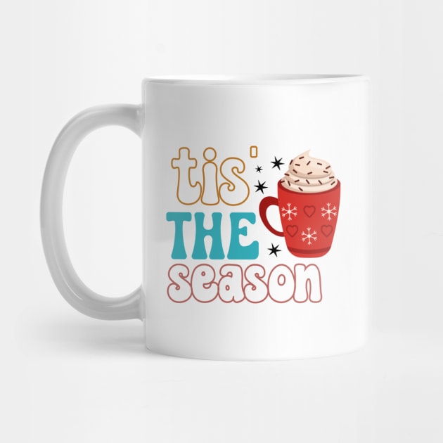 Tis the season hot chocolate retro by MZeeDesigns